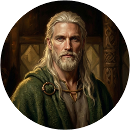 Forseti in his hall