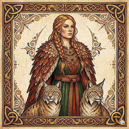 Freyja, patron of wealth set in motion