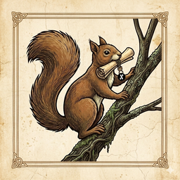 The wRATR mark: the messenger with the scroll